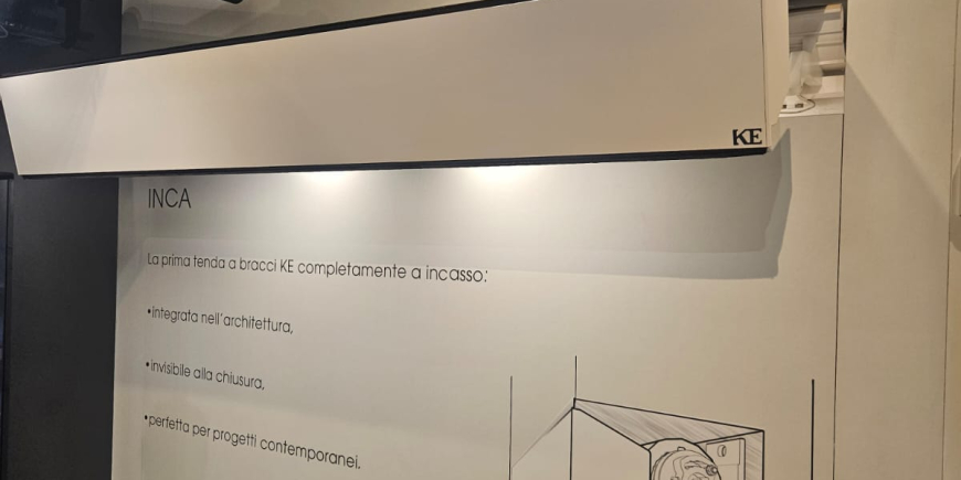 KE presenta INCA ad Architect@Work: la tenda a scomparsa che ridefinisce l’eleganza dell’outdoor